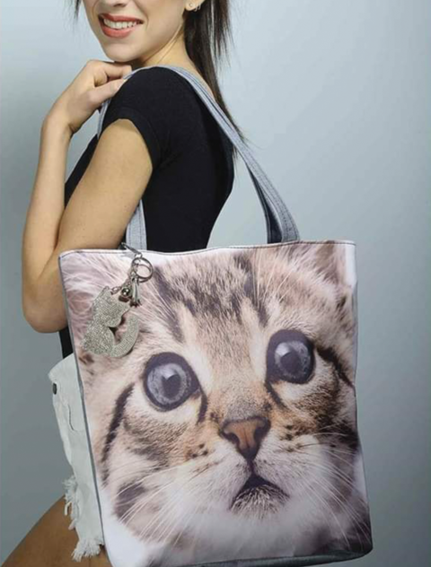 borsa gatto - vendita tessile per la casa