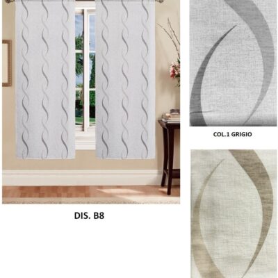2 TENDE DEBORA DIS.8
CM. 45X150
COL. BEIGE