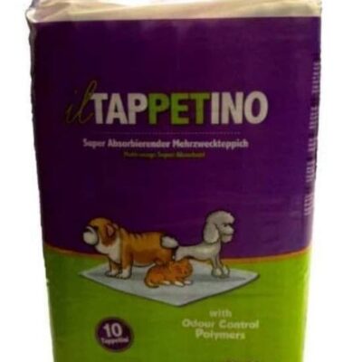 TAPPETINO ASSORBENTE 
MIS. 60X90 CM 
CF. 10 PZ. 
MADE IN ITALY