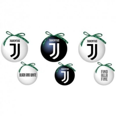 SET 3 PALLINE NATALIZIE FC "JUVENTUS"
