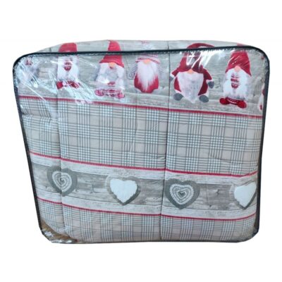 TRAPUNTA INVERNALE SINGOLA MICROFIBRA ARTICO "GNOMI LOVELY HOME"
