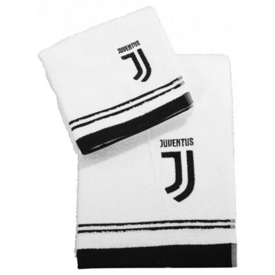 SET ASCIUGAMANI IN SPUGNA 1+1 OFFICIAL JUVENTUS