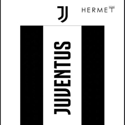 hermet Juventus F.C. |Coperta in Pile Plaid  120x150 Prodotto Ufficiale