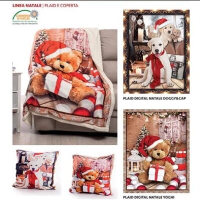 PLAID DIGITALE SHERPA 
"YOGHI"