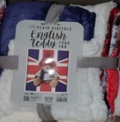 PLAID SHERPA "ENGLISH TEDDY"