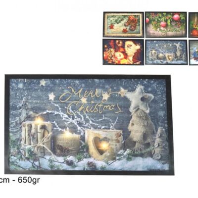 ZERBINO NATALIZIO MUSICALE CON LED MIS. 45X68 CM
COLORI ASSORTITI