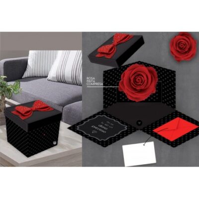 Scatola sorpresa Skatush Box Cm. 11x11x11 con fiocco glitter - Amore nera
"SAN VALENTINO"