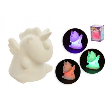 Lampada led pvc cambia colore "Unicorno"