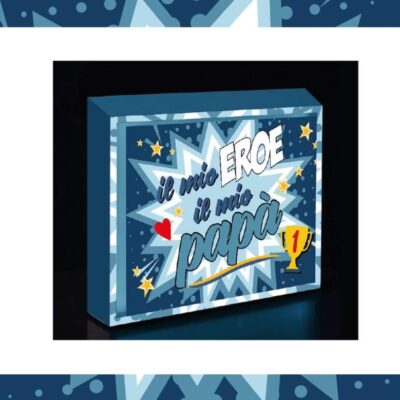 LAMPADA CORNICE LED "DAD"
"IDEA REGALO" "FESTA DEL PAPA'"
