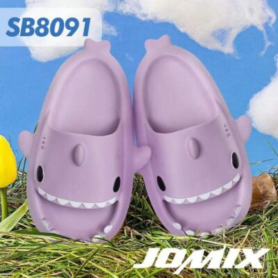 Ciabatte Squalo Gomma Adulti Pantofole Nuvola Ultra Morbide  Donna Shark Slippers Viola