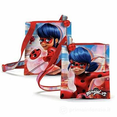 BORSA TRACOLLA "LADYBUG" 
Misura: L 18 x H 20 cm MIRACULOUS