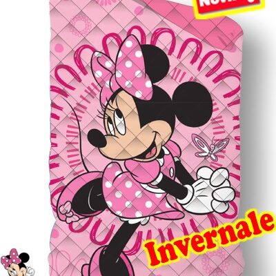 TRAPUNTA-PIUMONE INVERNALE per  LETTO SINGOLO ( 1 Piazza ) "MINNIE"