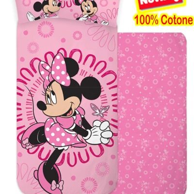 SET COMPLETO LENZUOLA LETTO 1P "MINNIE"