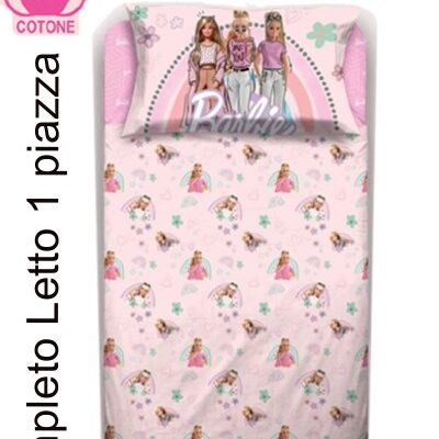 COMPLETO LETTO 1 PIAZZA "BARBIE"
