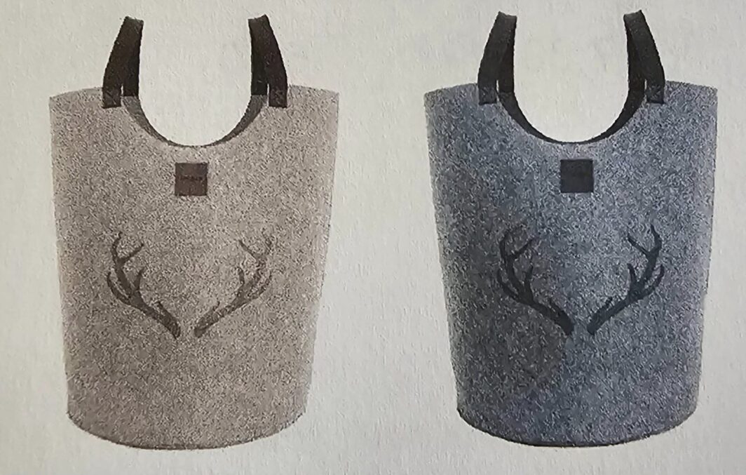 Cesta Portariviste - Porta Legna modello CHALET Cervo (2 Colori)
