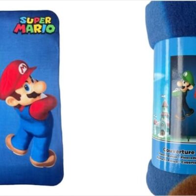 Super Mario Coperta In Pile Polare