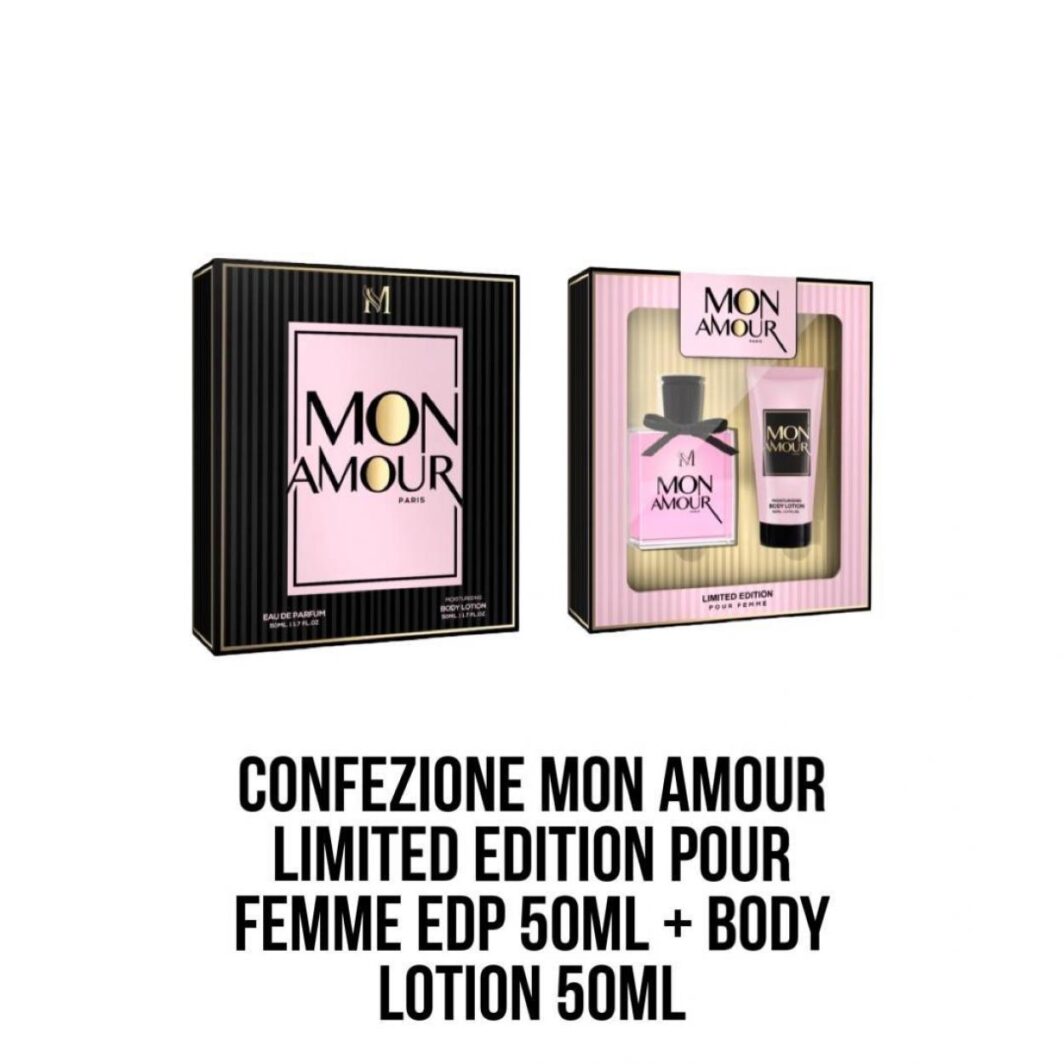 SET MONTAGE BRANDS 2PCS MON AMOUR PARIS
"PROFUMO"