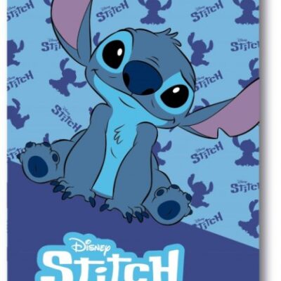 Coperta Plaid Morbida e Calda 100x140cm per Bambini Pile con stampa (STITCH)