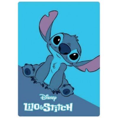 Coperta Plaid Morbida e Calda 
 "STITCH SEDUTO"