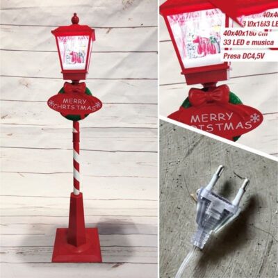 LAMPIONE NATALE 33 LED/MUSIC