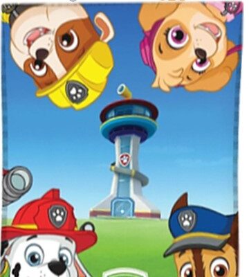 COPERTINA PLAID in PILE "PAW PATROL"