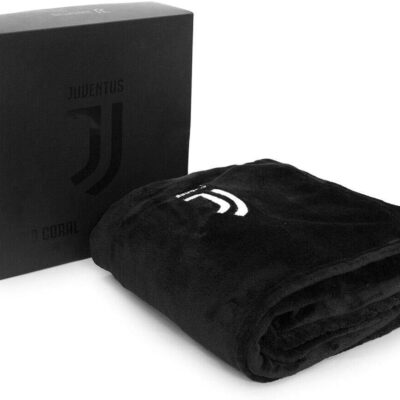 Plaid In Coral Juventus F.C. cm.130x160 Nero