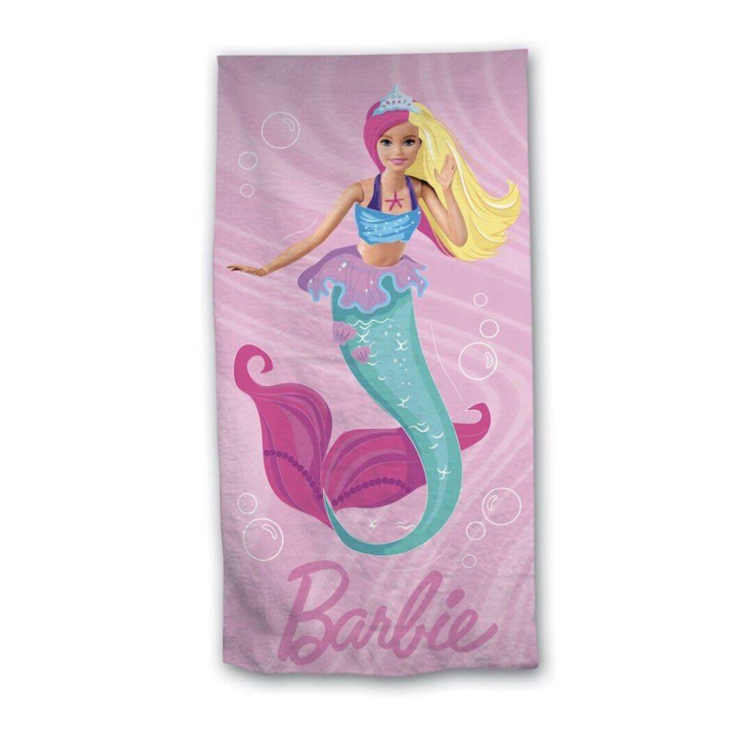 TELO MARE IN MICROFIBRA "BARBIE"