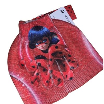 CAPPELLO+ GUANTI "LADY BUG" MIRACULOUS