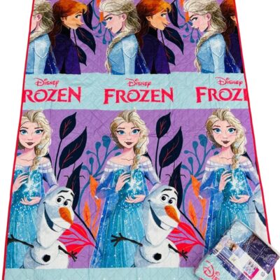 Trapuntino Copriletto Estivo Disney "FROZEN" Letto Singolo In Stampa Digitale