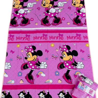 Trapuntino Copriletto Estivo Disney "MINNIE" Letto Singolo In Stampa Digitale