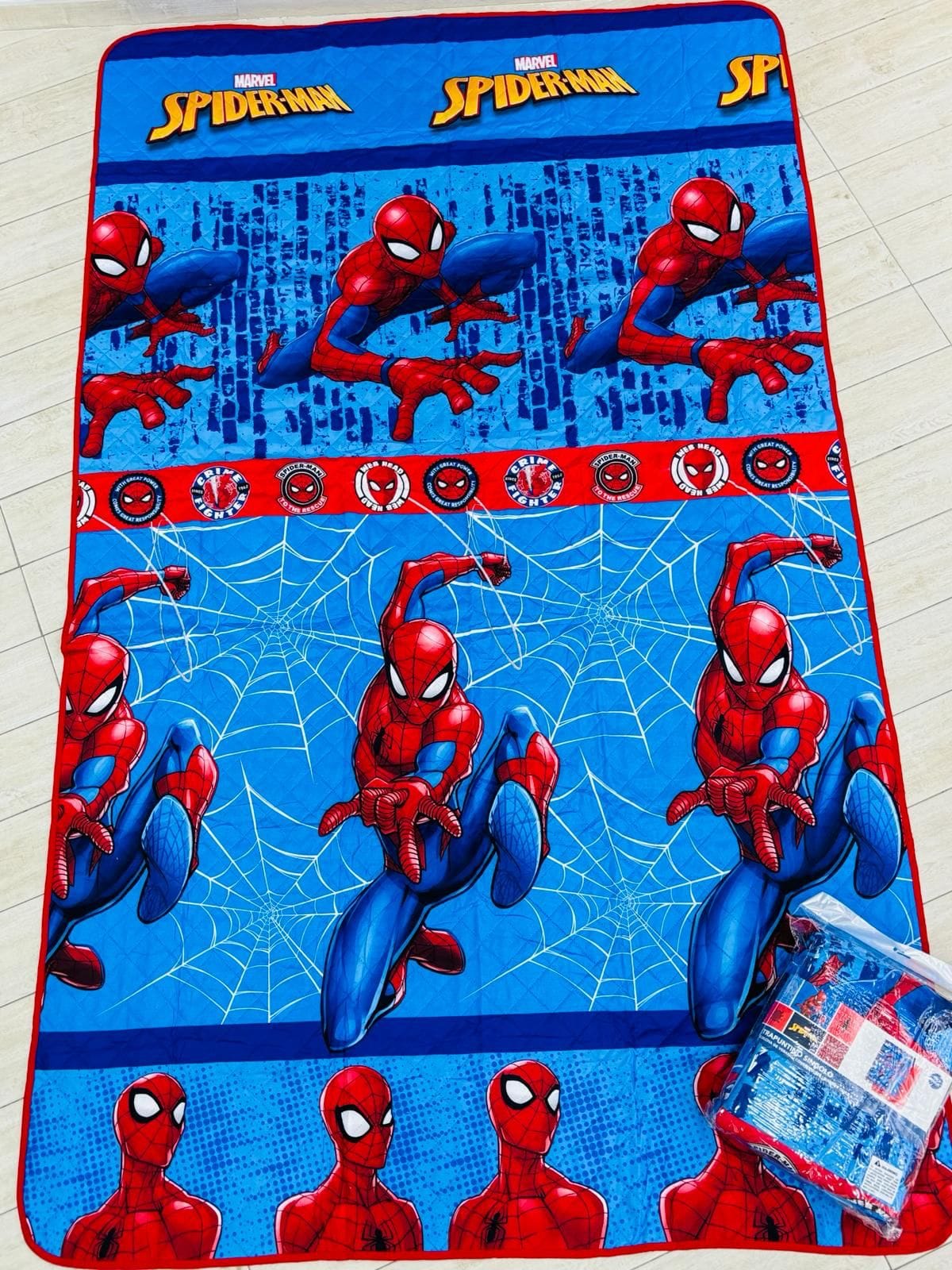 Trapunta Copriletto Singolo Uomo Ragno Spiderman Per Bambino – Morbida E Colorata