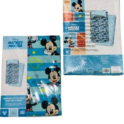 Completo Letto Singolo "MICKEY MOUSE"