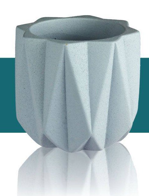 Vaso In Cemento Pois - Vasi Per Piante
