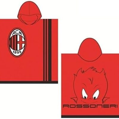 PONCHO "MILAN" SPUGNA BAMBINO