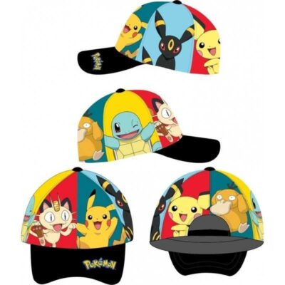 CAPPELLO "POKEMON" in morbida tela con visiera
