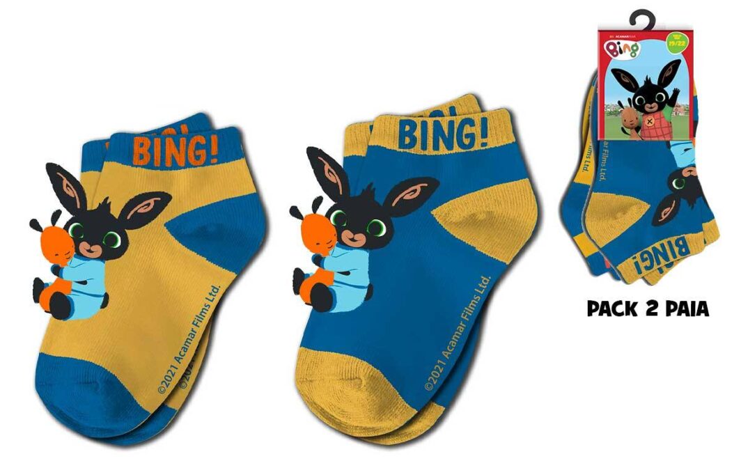 CALZINI MINI 2 PAIA "BING"