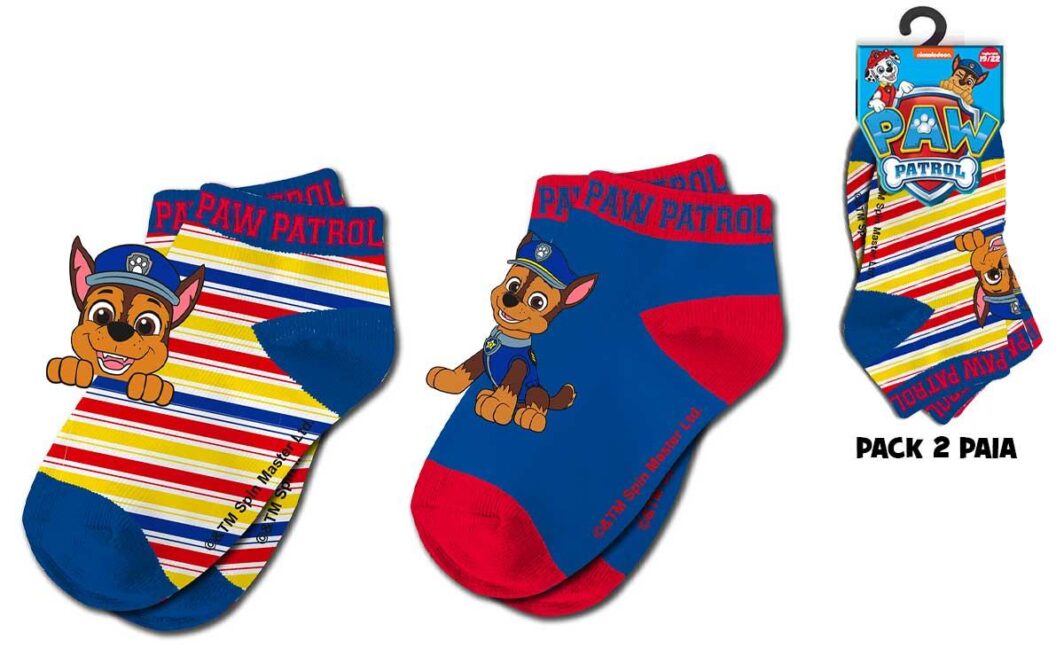 CALZINI MINI 2 PAIA "PAW PATROL"