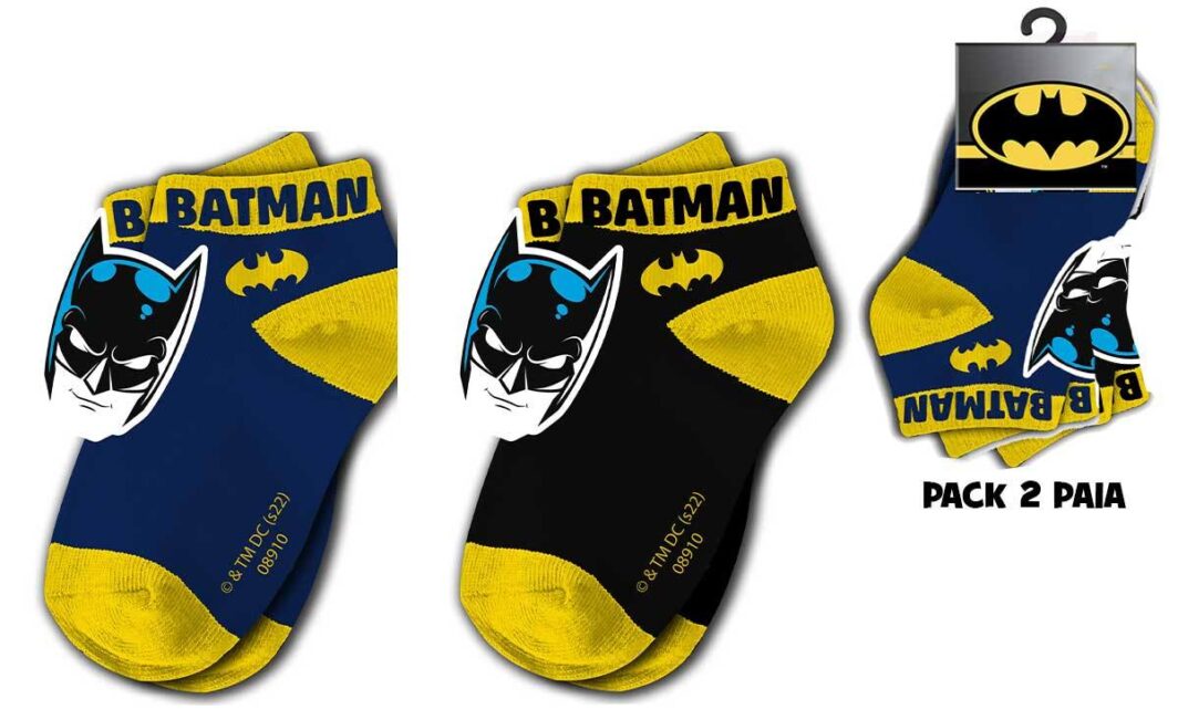 CALZINI MINI 2 PAIA "BATMAN"