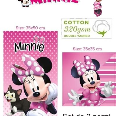 SET ASCIUGAMANI DISNEY 
"MINNIE"
