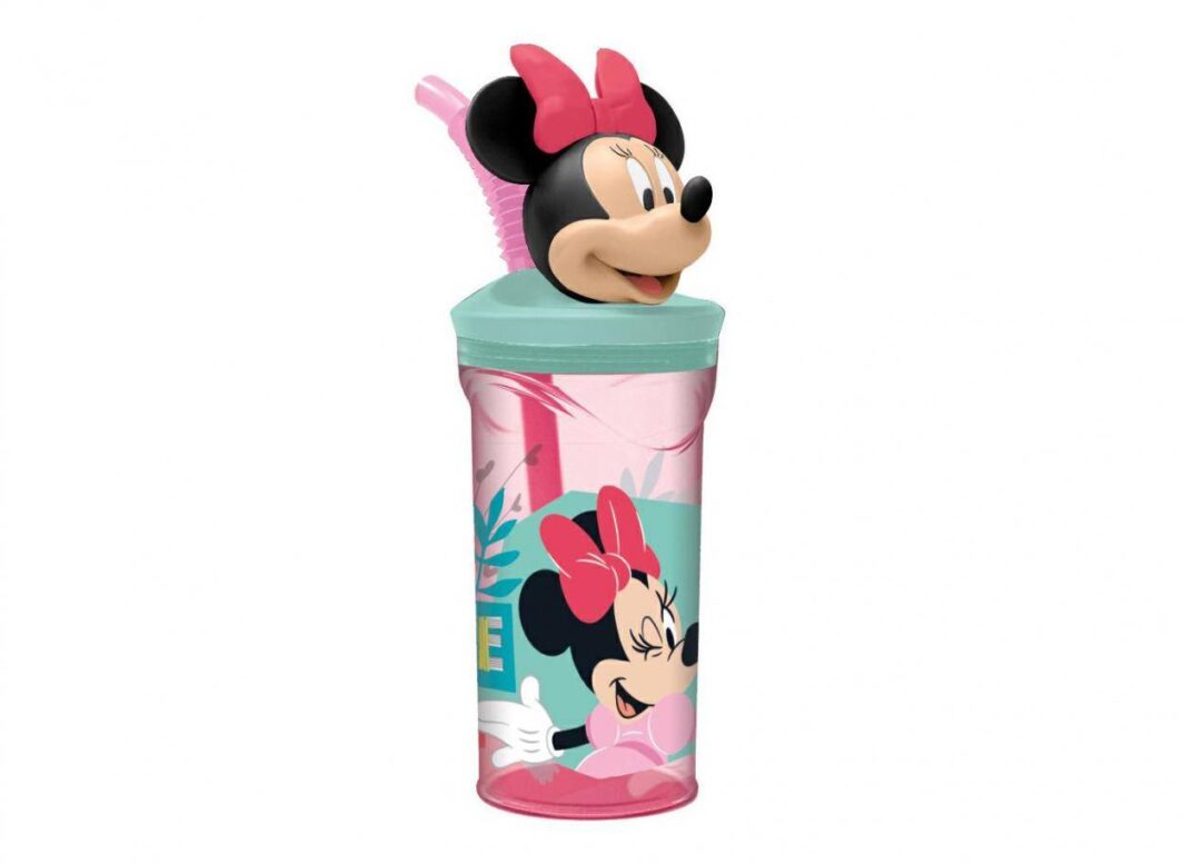 MINNIE BICCHIERE
 CON CANNUCCIA 3D 
TRITAN