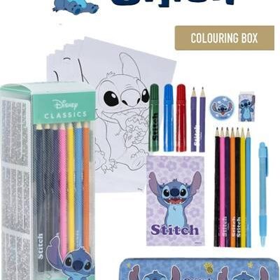 SET CARTOLERIA da COLORARE STITCH