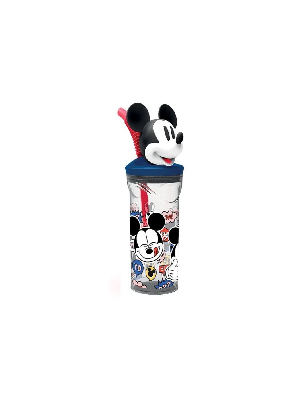 MICKEY MOUSE BICCHIERE CON CANNUCCIA 3D TRITAN