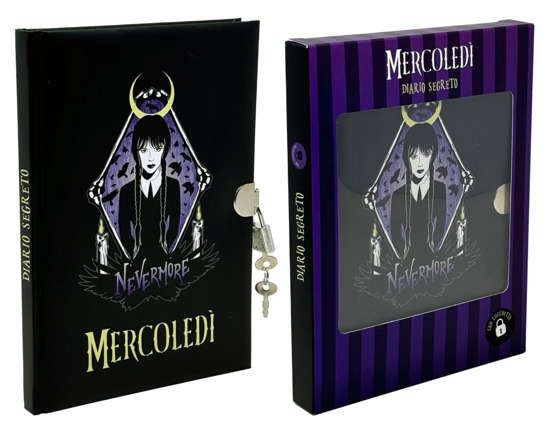 Diario segreto con lucchetto Seven
"Mercoledì Wednesday Addams"