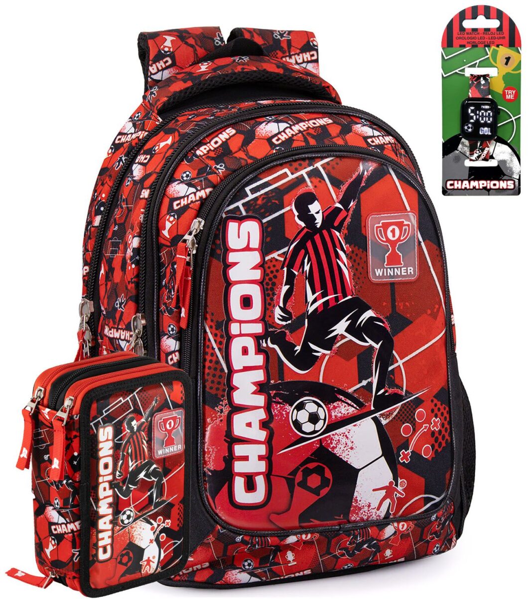 SCHOOLPACK "JULIAN ROSS"
CHAMPIONS ROSSONERO