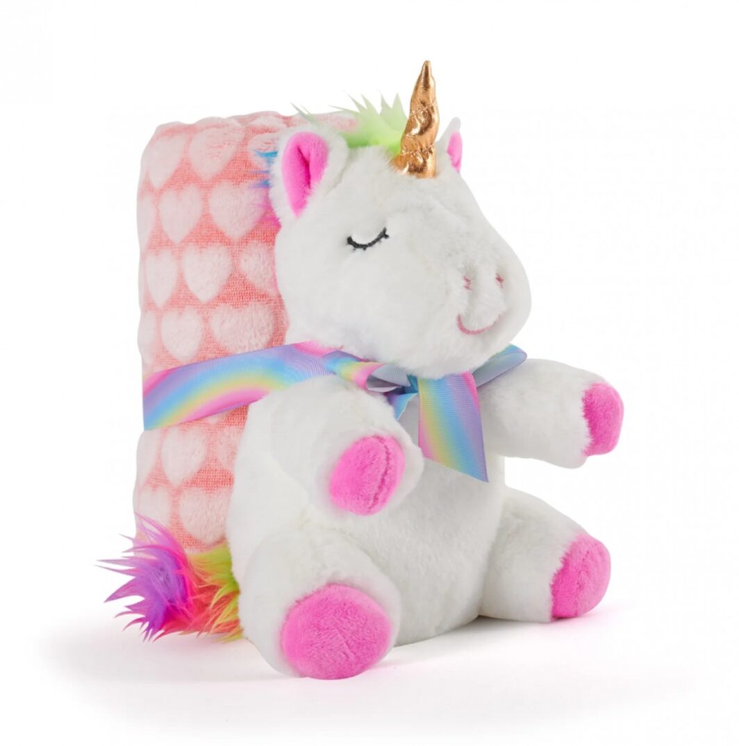 PELUCHE UNICORNO BIANCO