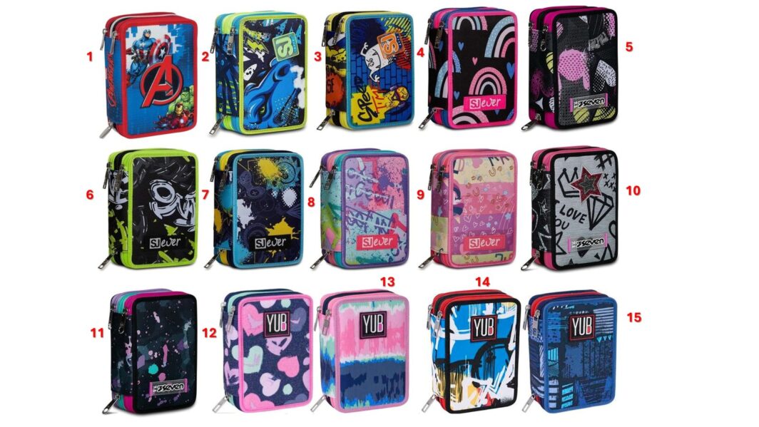Astuccio triplo  "SEVEN" "YUB"