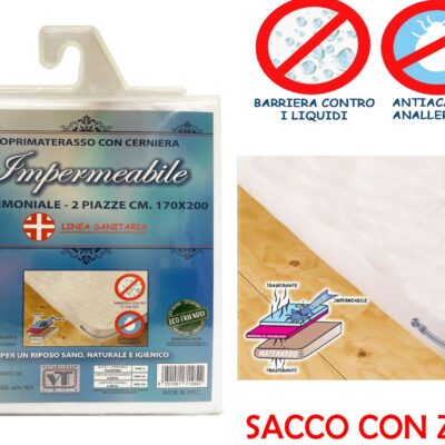 COPRIMATERASSO "SWEET DREAM"
IMPERMIABILE C/CERNIERA 1P