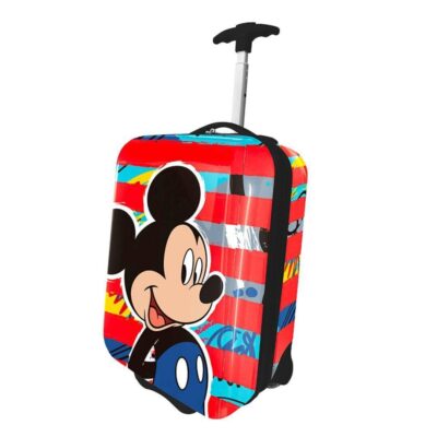 Mickey Trolley da Viaggio Valigia 2 Ruote in ABS 42 cm