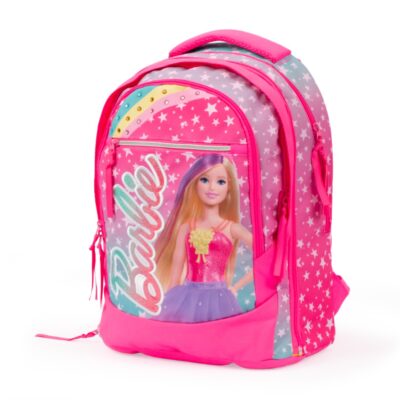 Barbie Giochi Preziosi - Zaino multi round per bambine e ragazze, Scuola elementare, 43cm