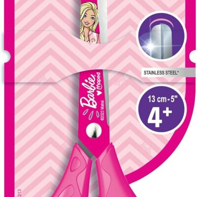 Forbici Barbie - Forbici ergonomiche - Forbici a punta tonda- Licenza Barbie Ufficiale